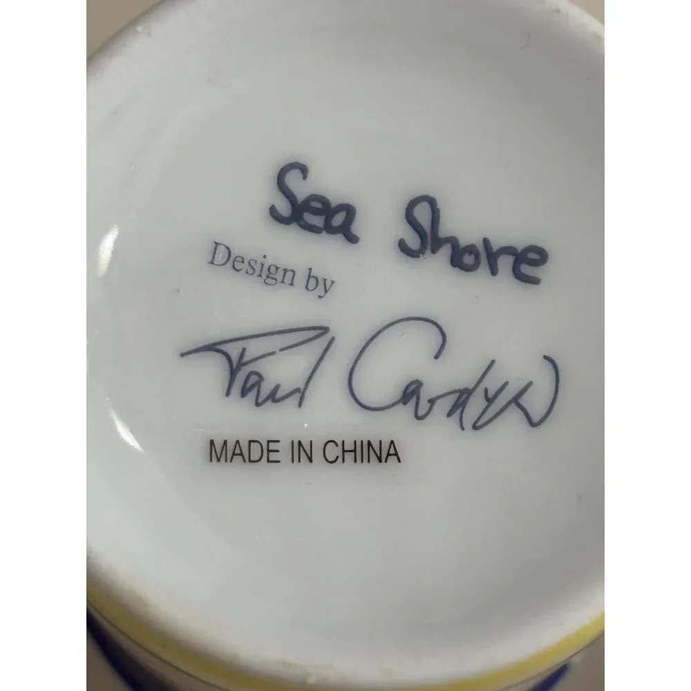 Paul Cardew She Sells Sea Shells Cups (4) Clam Broth/Lobster Butter/Beverage